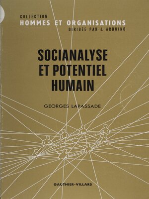 cover image of Socianalyse et potentiel humain